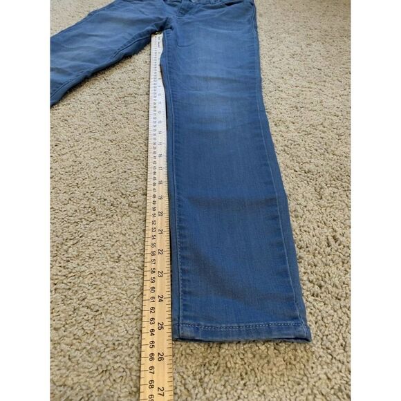 OLD NAVY Womens Jeans Sz 2 Regular Rock Star Mid Rise Skinny Light Blue Stretch - Picture 3 of 11